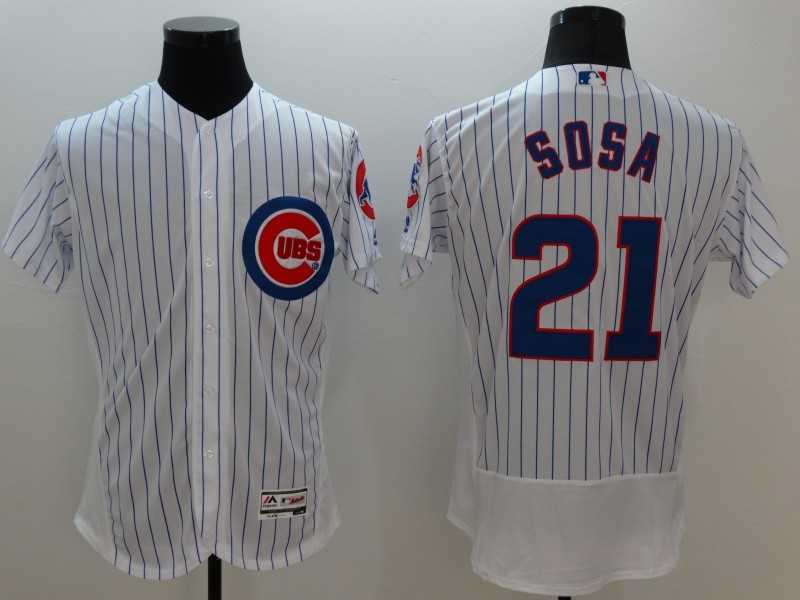 Chicago Cubs #21 Sammy Sosa White 2016 Flexbase Authentic Collection Stitched Jersey,We sell and wholesale Chicago Cubs #21 Sammy Sosa White 2016 Flexbase Authentic Collection Stitched Jersey on line form chian!